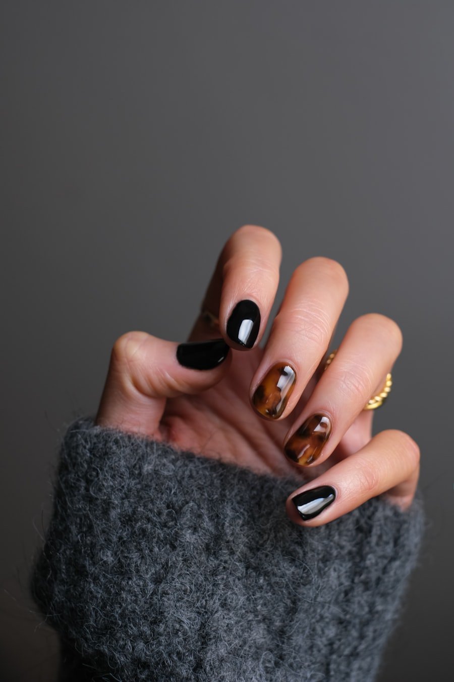 Nail art esmalte glaseado